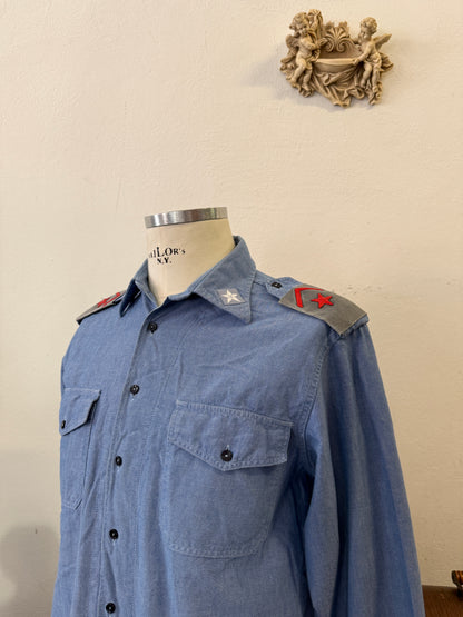 Vintage 90’s Italian Navy Shirt “M”