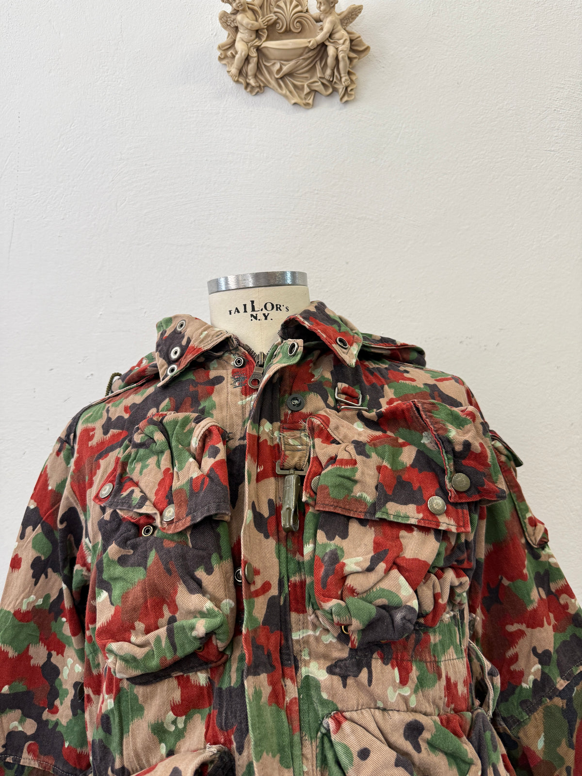Vintage Swiss Army Camo Jacket M70 “S/M”