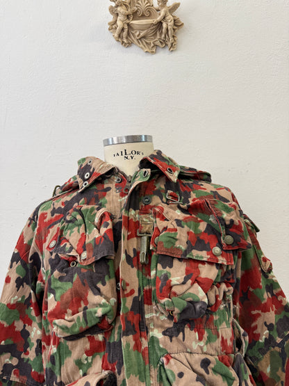 Vintage Swiss Army Camo Jacket M70 “S/M”