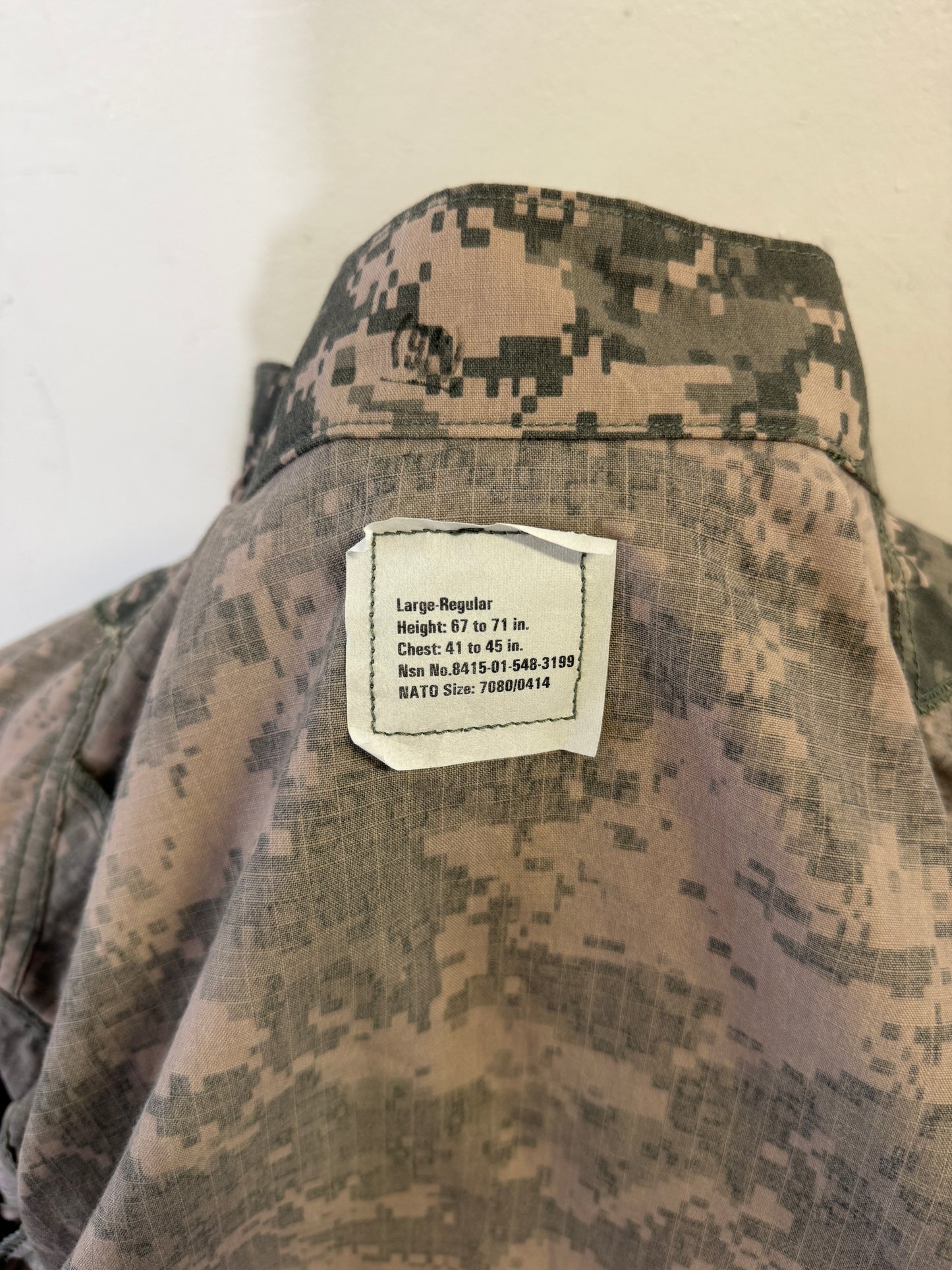 BDU Jacket Digital Camo Us Army  “L/XL”