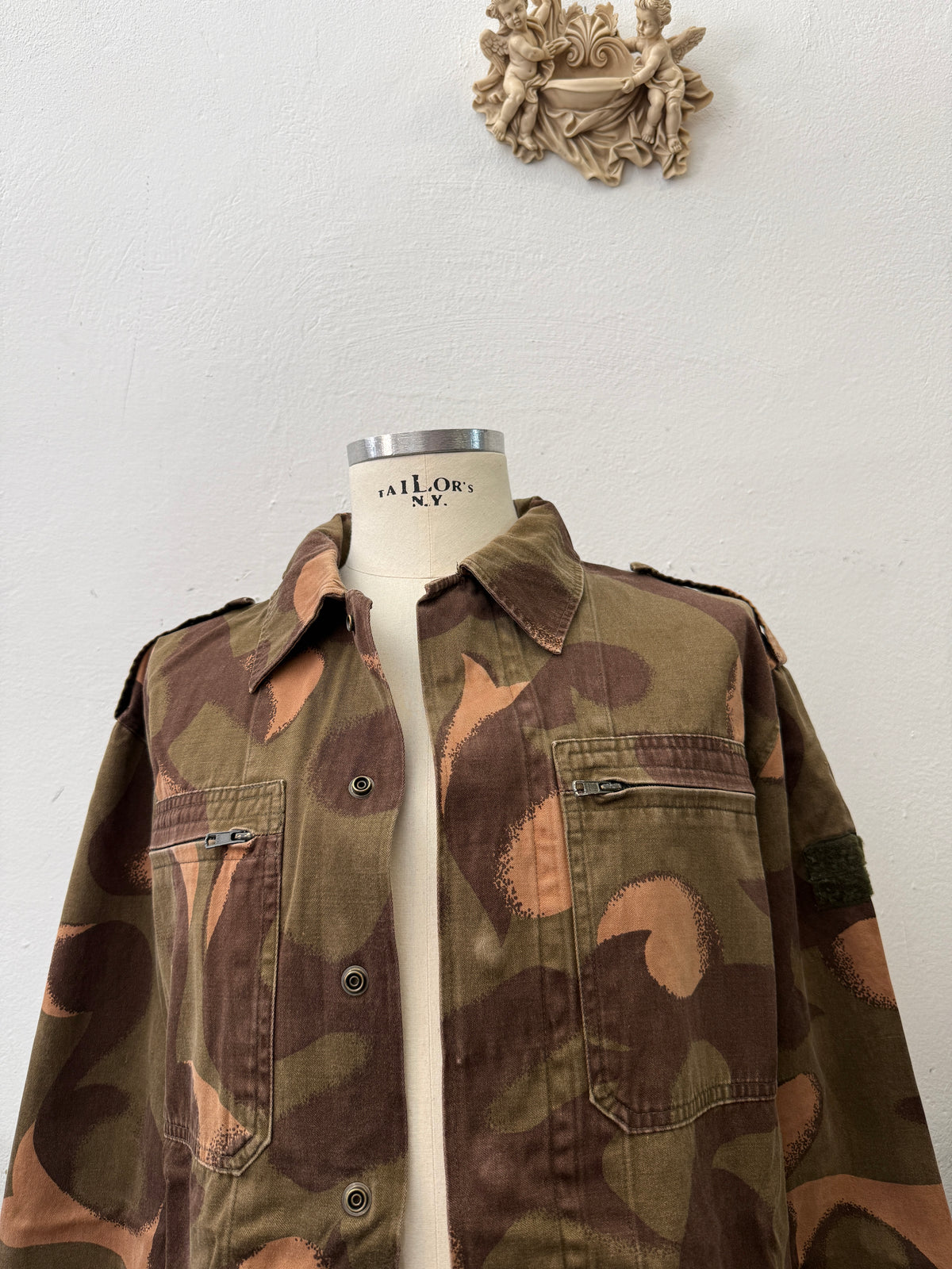 Vintage Hungarian Army Camo Jacket “L”