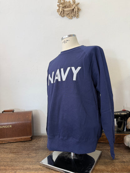 Raglan NAVY Sweatshirt - Mister Archive®