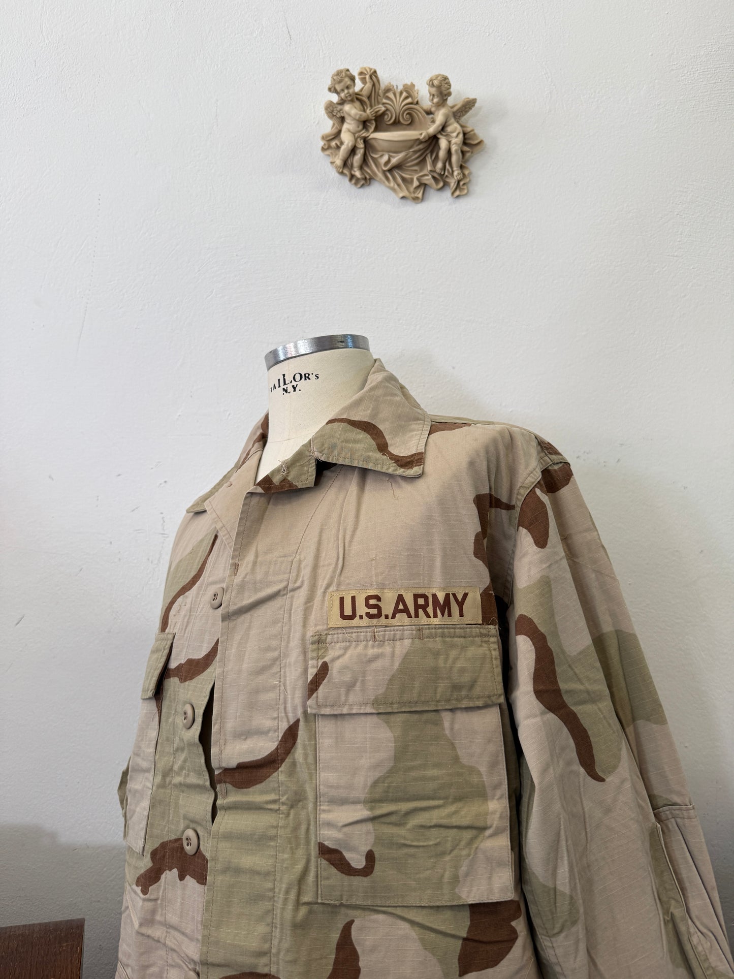 Vintage BDU Camo Jacket Ripstop US Army – XL