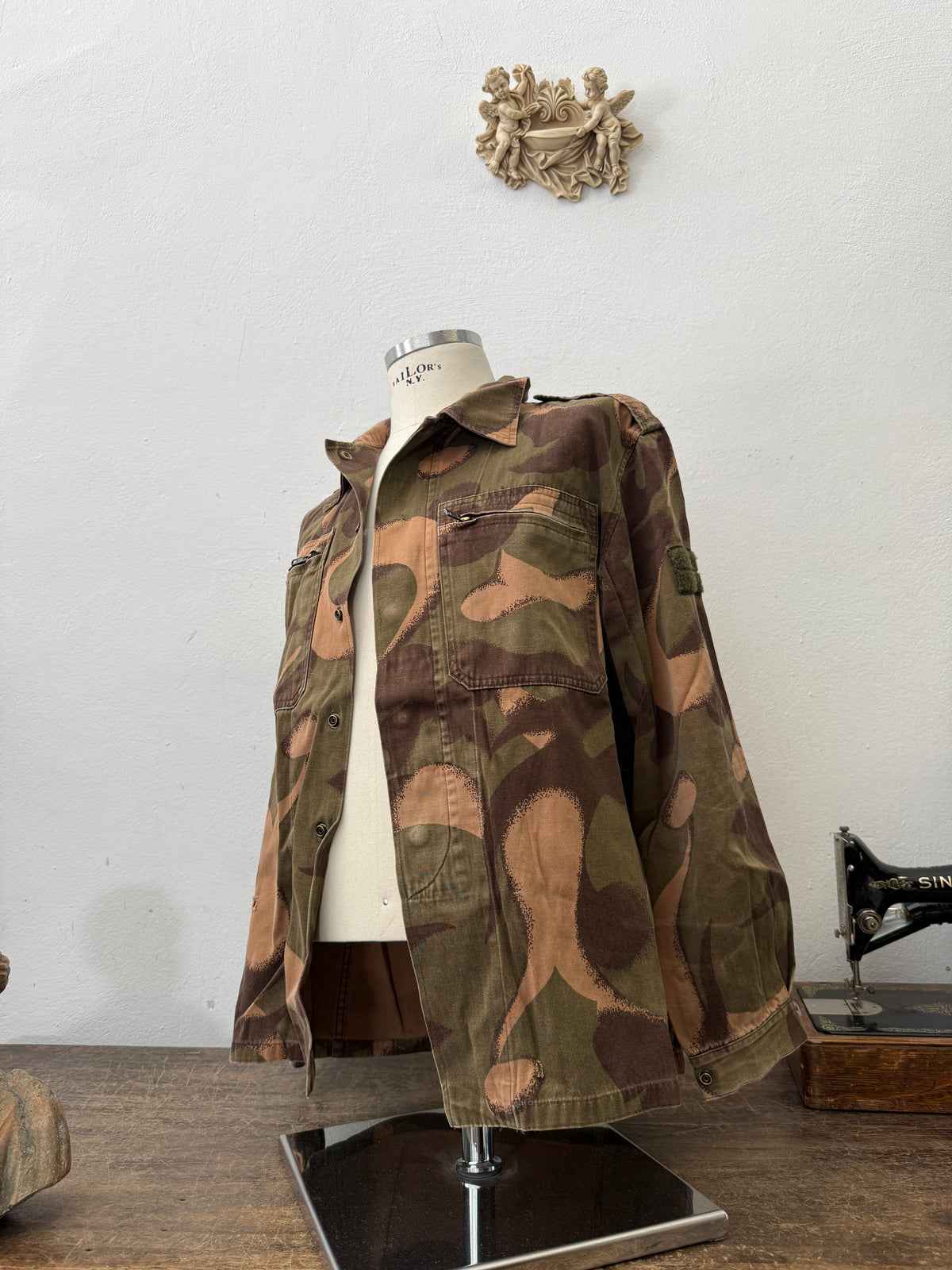 Vintage Hungarian Army Camo Jacket “M/L”