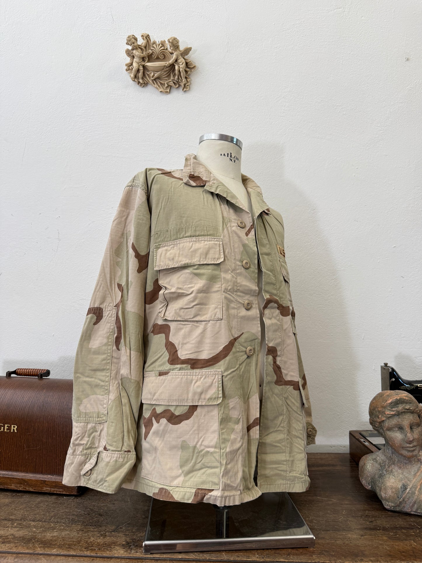 Vintage BDU Camo Jacket Ripstop US Army – XL