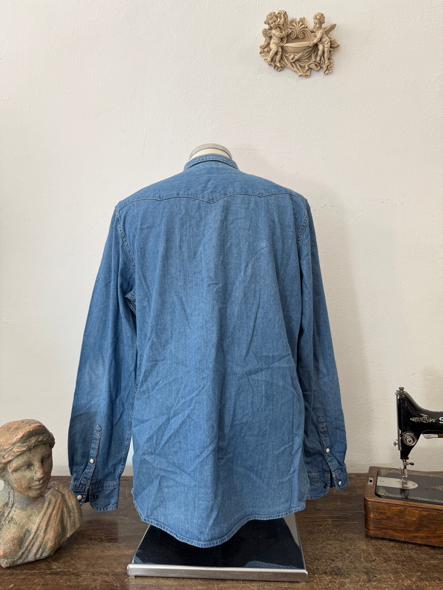 Vintage Wrangler Denim Shirt “XL”