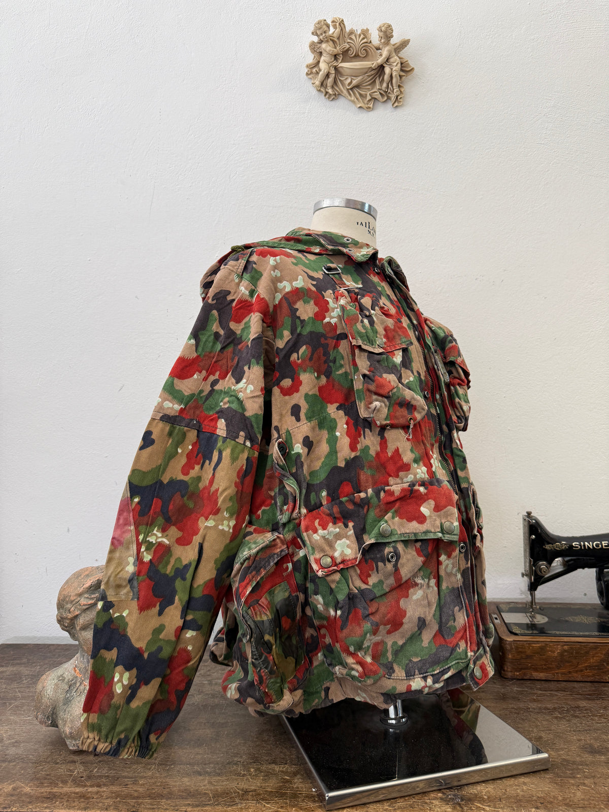 Vintage Swiss Army Camo Jacket M70 “L/XL”