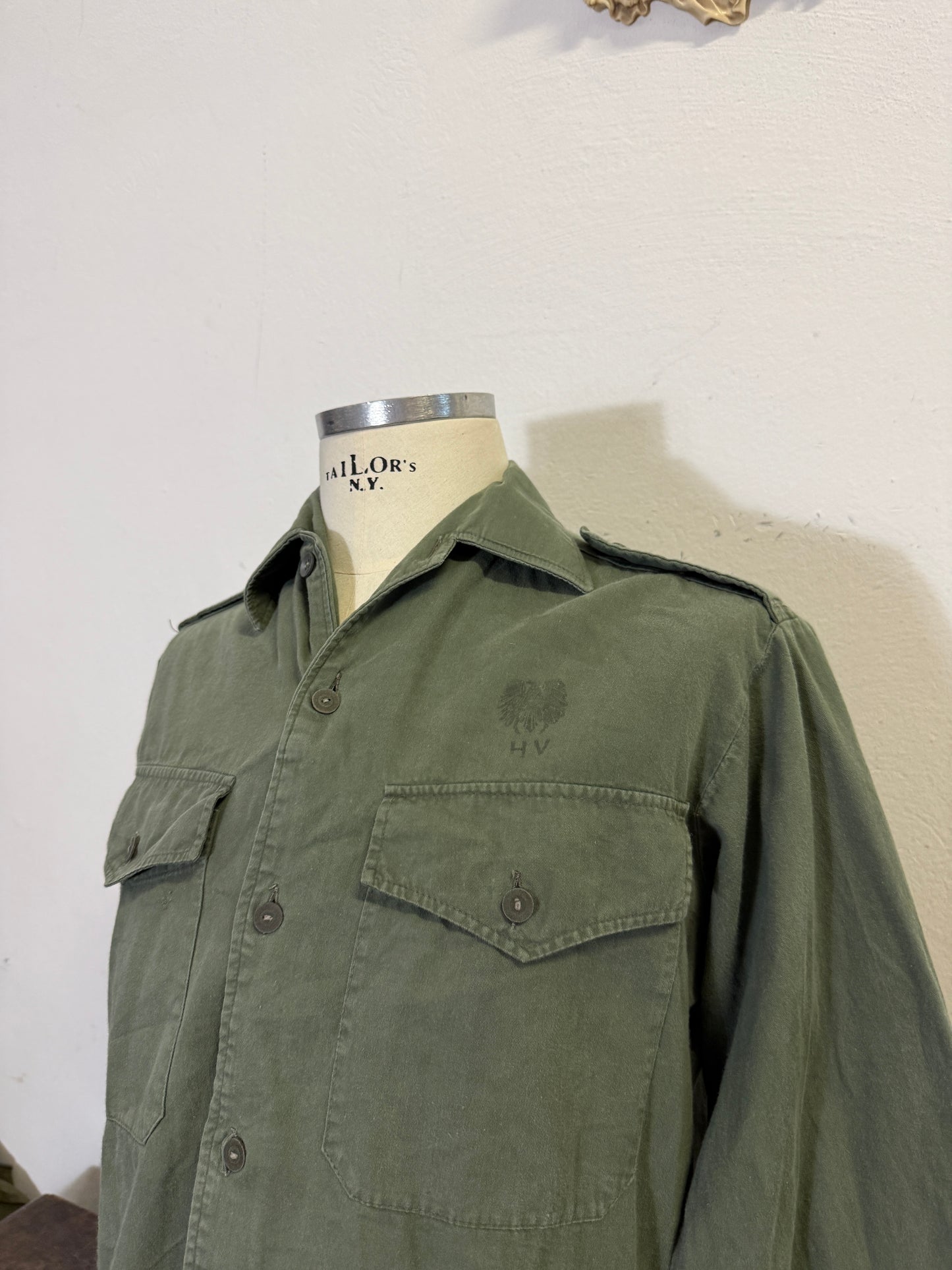 Vintage 50’s Austrian Army Shirt “M”