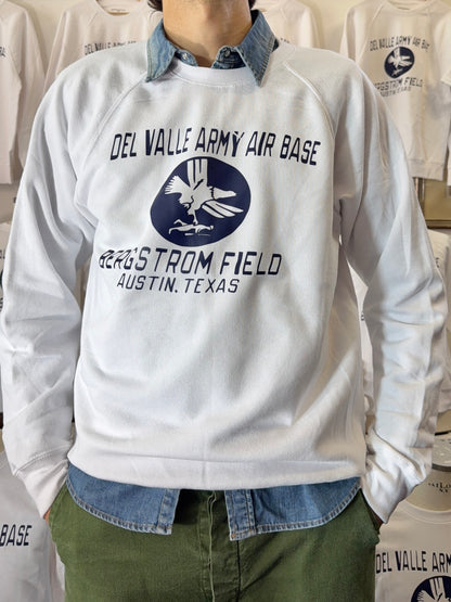 Raglan Del Valle Army Air Base Sweatshirt - Mister Archive®