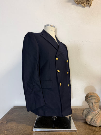 Vintage 90’s Italian Navy Double Breasted Jacket “M”