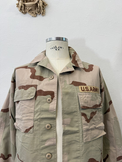 Vintage BDU Camo Jacket Ripstop US Army “M”