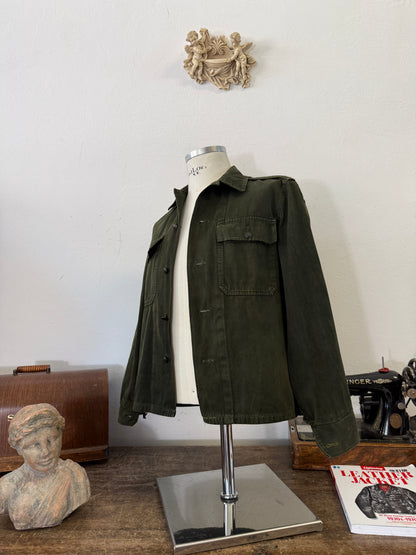 Vintage 80’s Faded Hungarian Army Shirt “S”