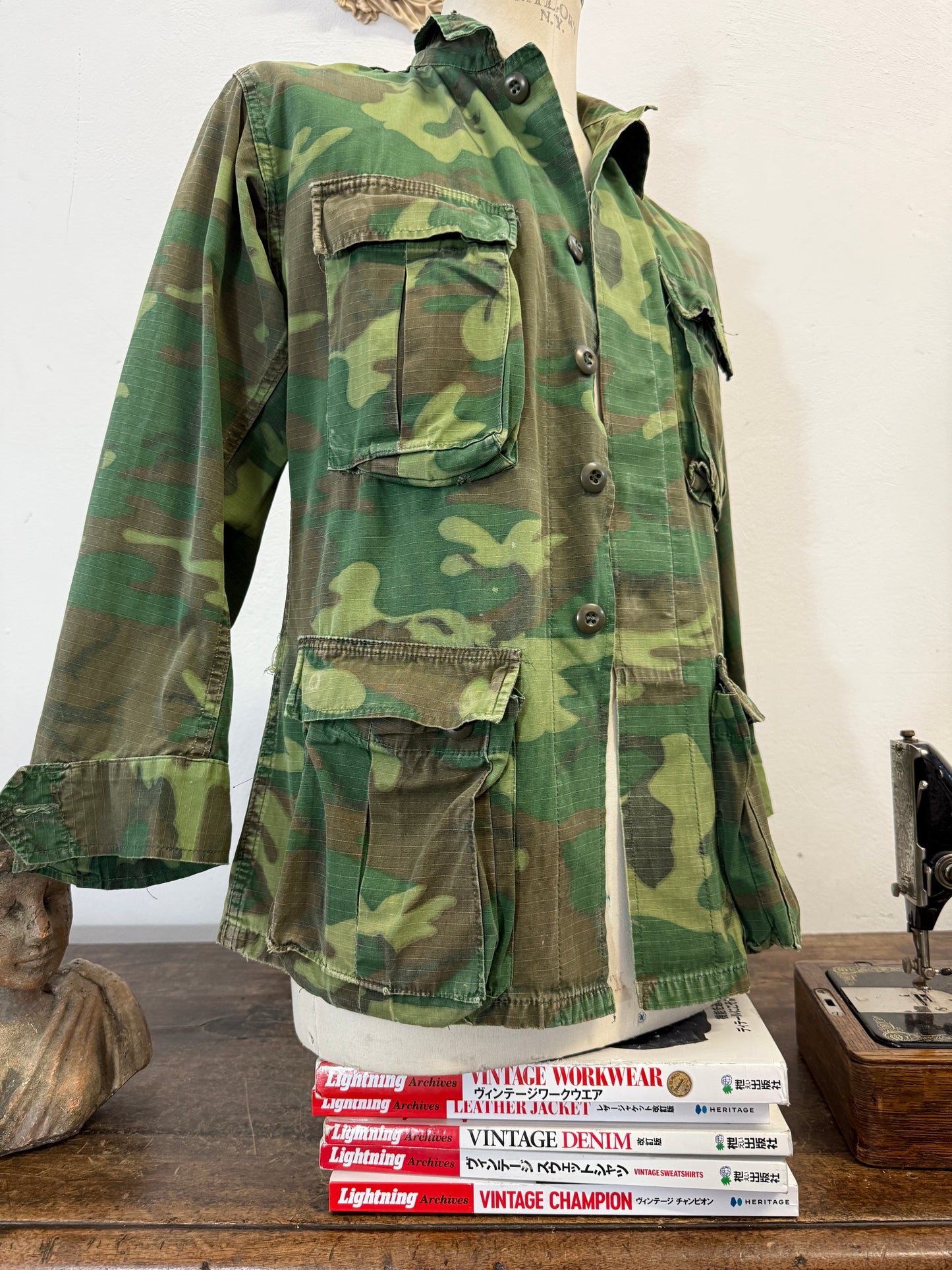 Vintage Woodland Jacket Rip Stop Us Army “S”