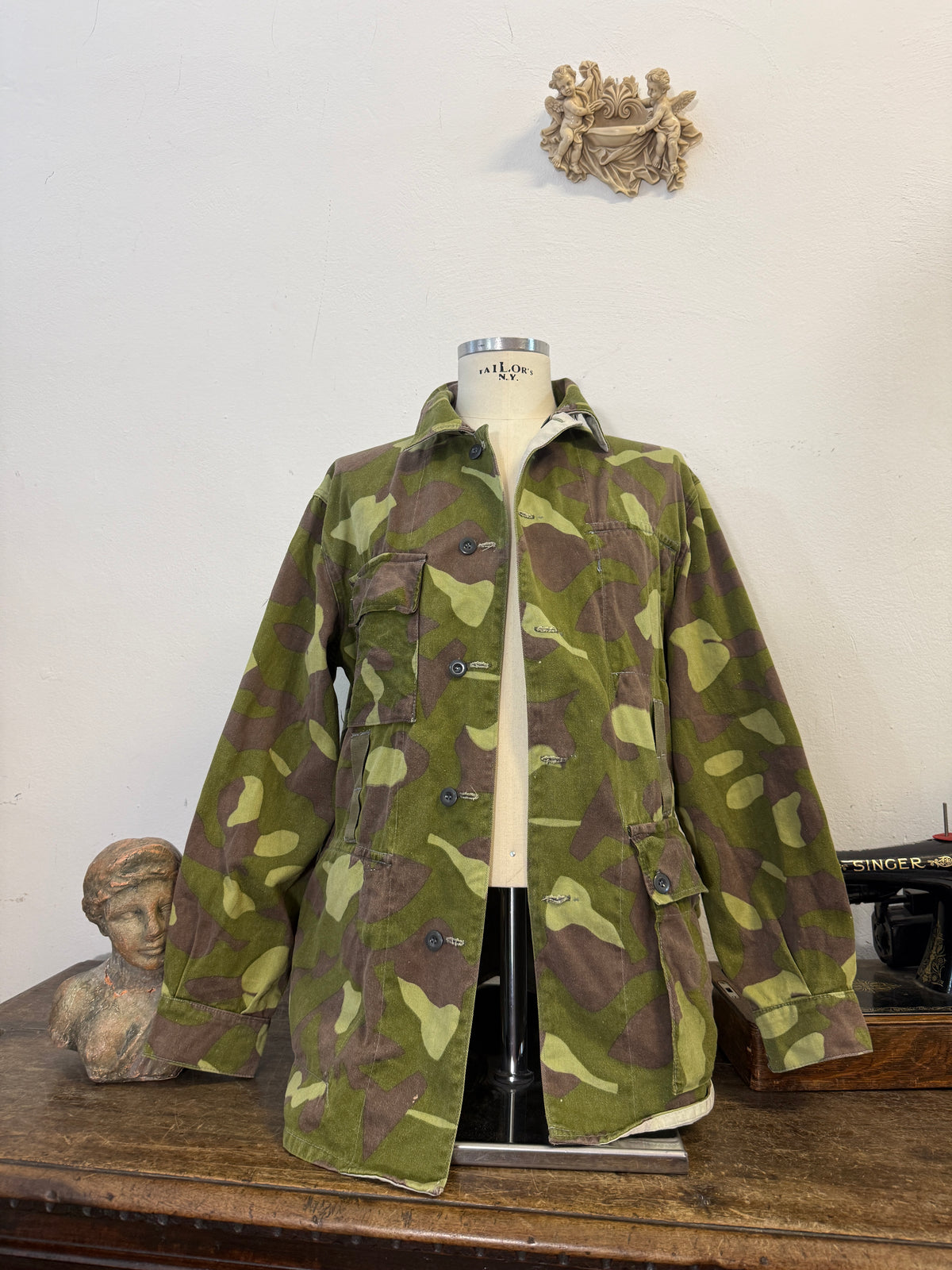 Vintage 60’s Rare Finnish Camo Jacket “L/XL”