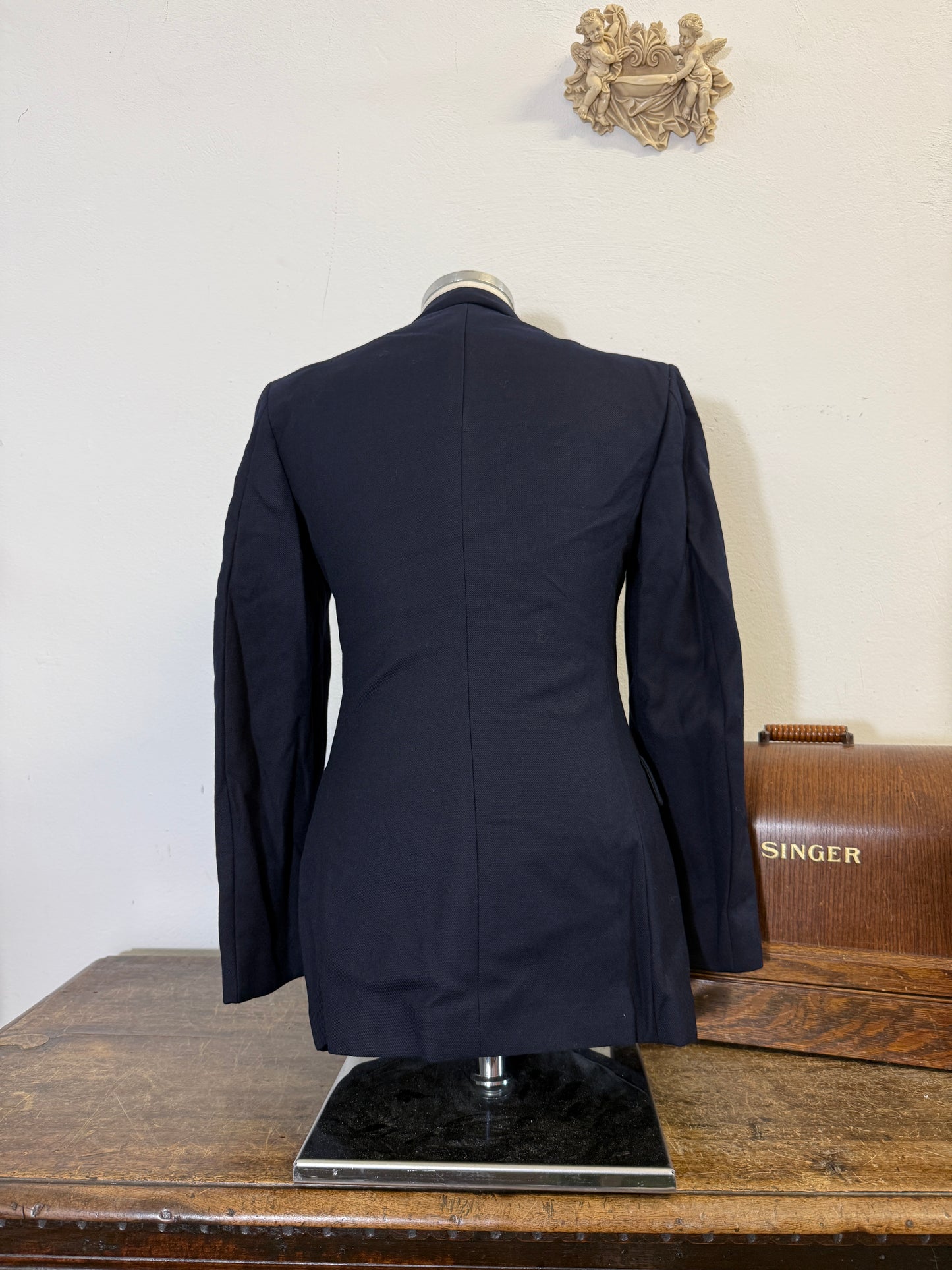 Vintage 00’s Italian Navy Double Breasted Jacket “S/M”