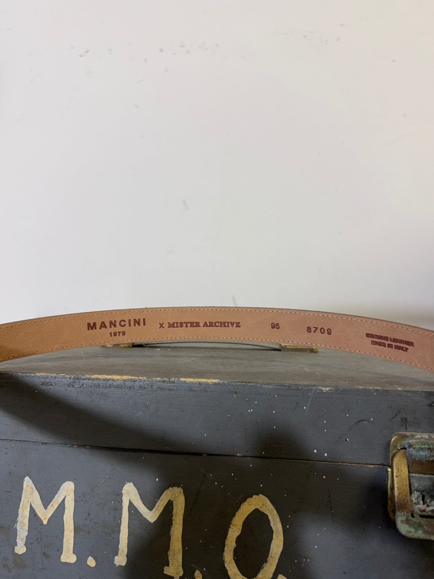 Padded Suede Belt – Mancini 1979 x Mister Archive®