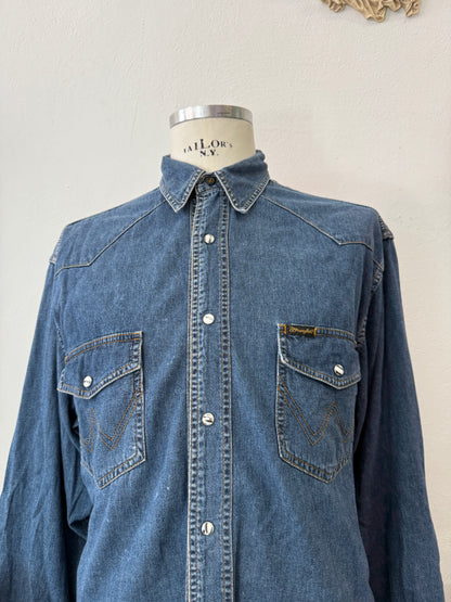 Vintage Wrangler Denim Shirt “L/XL”