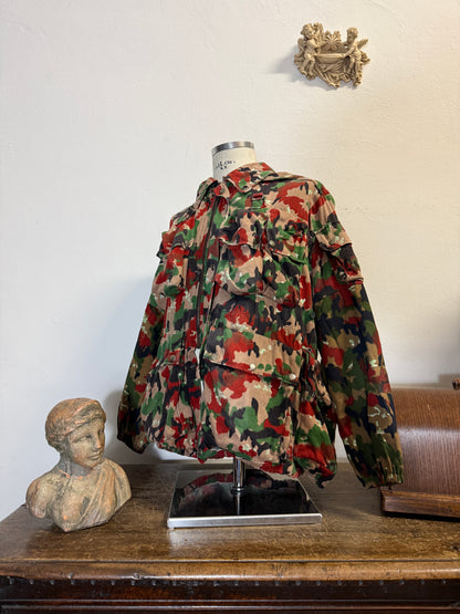 Vintage Swiss Army Camo Jacket M70 “XL”