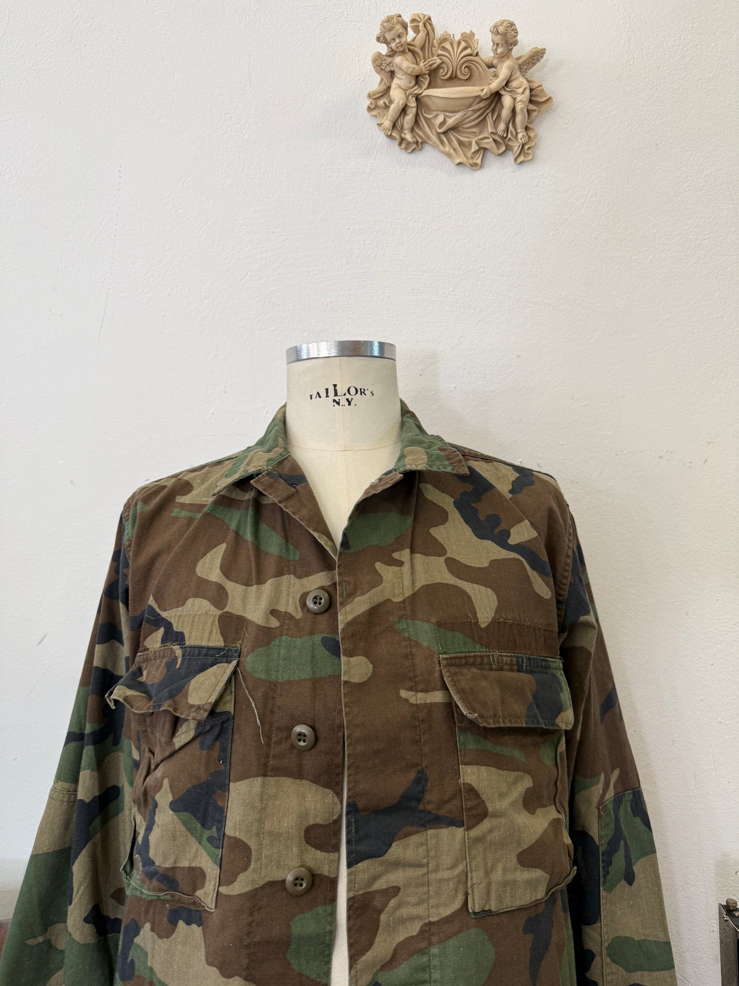 Vintage Ripstop Woodland Us Army Jacket “L/XL”