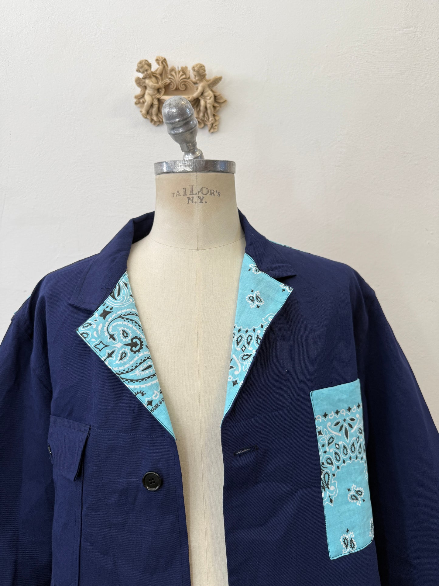 Vintage 70’s Bandana Workwear Jacket “XL”