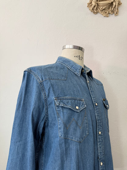 Vintage Wrangler Denim Shirt “XL”