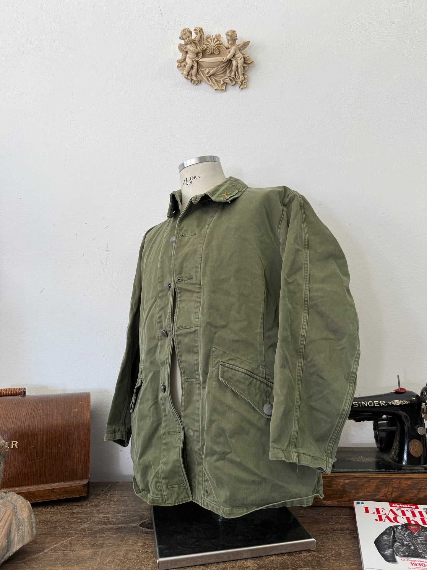 Vintage 70’s Swedish Army Jacket “M/L”
