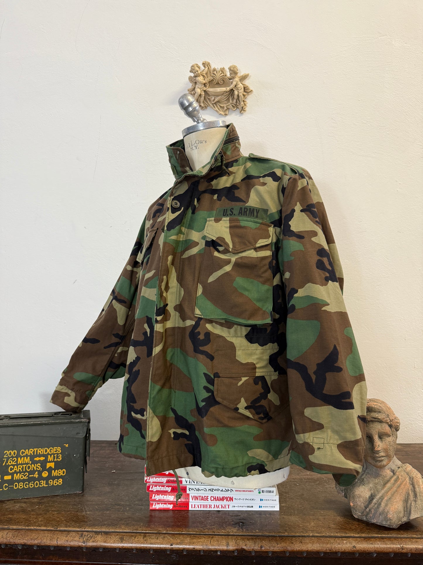 Vintage Woodland Field Jacket M65 Us Army “M”