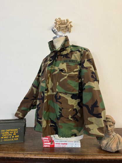 Vintage Woodland Field Jacket M65 Us Army “M”