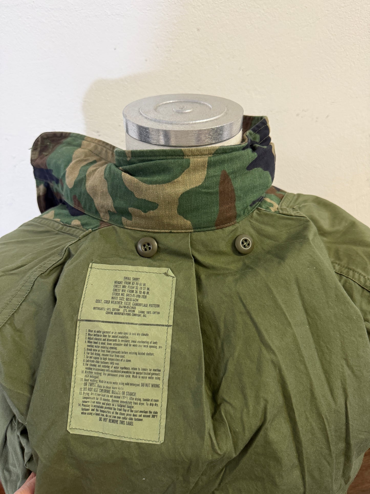 Vintage Woodland Field Jacket M65 Us Army “S”