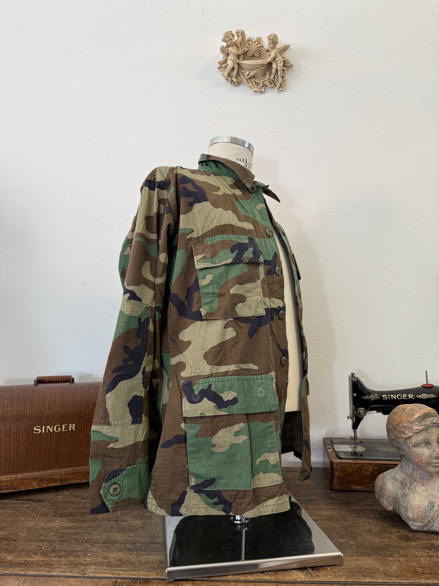 Vintage Ripstop Woodland Us Army Jacket “L”
