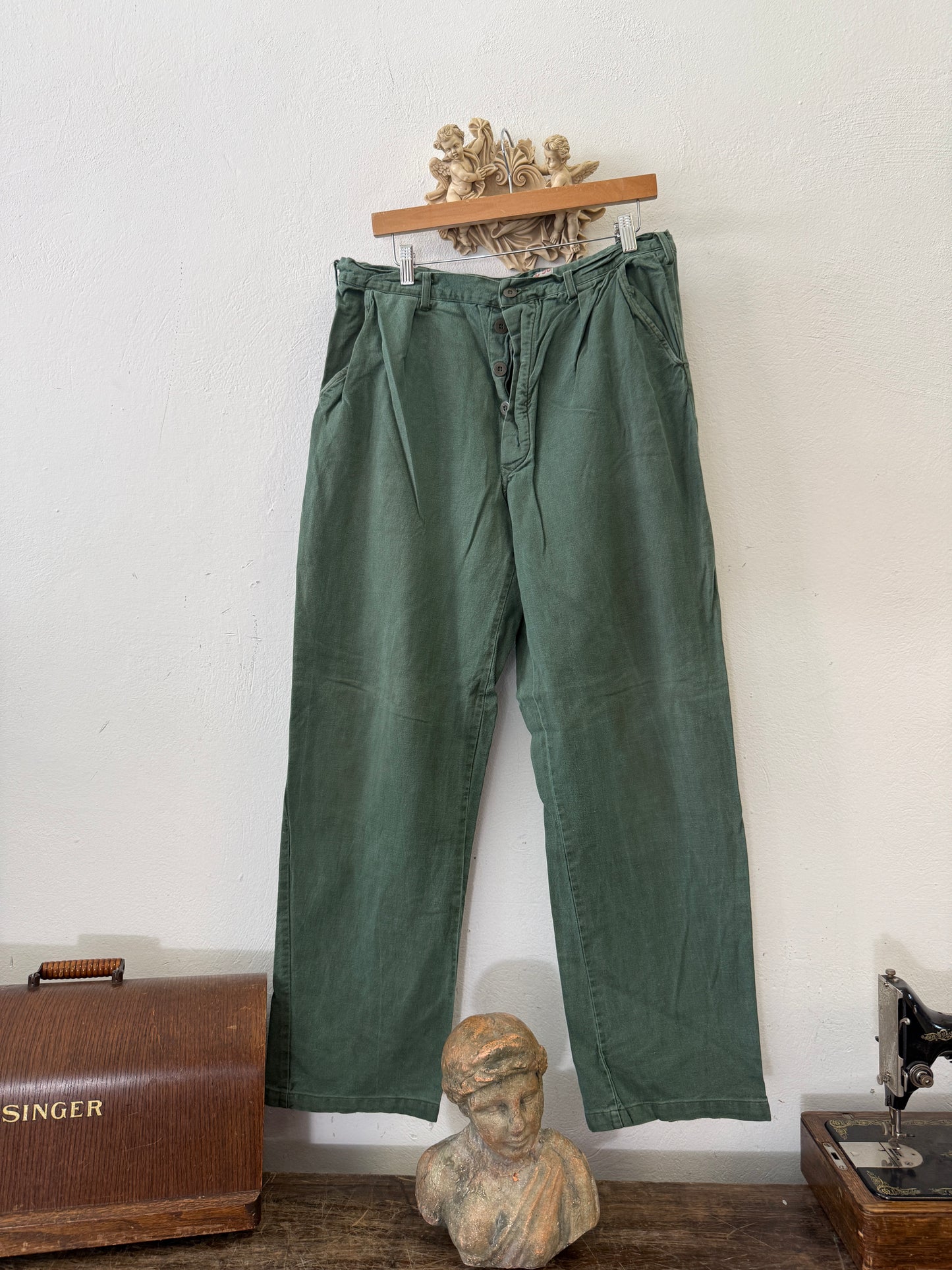 Vintage Swedish Army Fatigue Pants “W35”