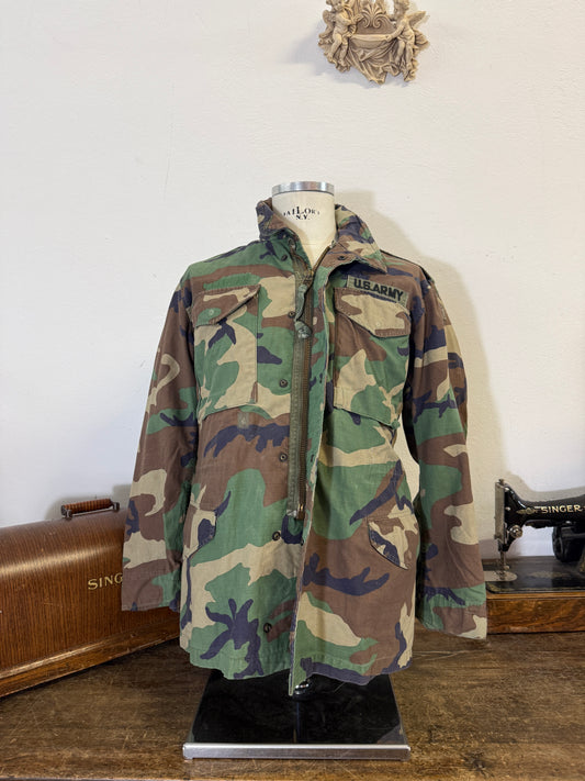 Vintage Woodland Field Jacket M65 Us Army “S/M”