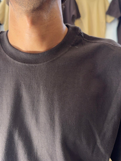 Brown Tee with U.S. Cotton - Mister Archive®