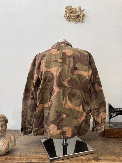 Vintage Distressed Hungarian Army Camo Jacket “M”