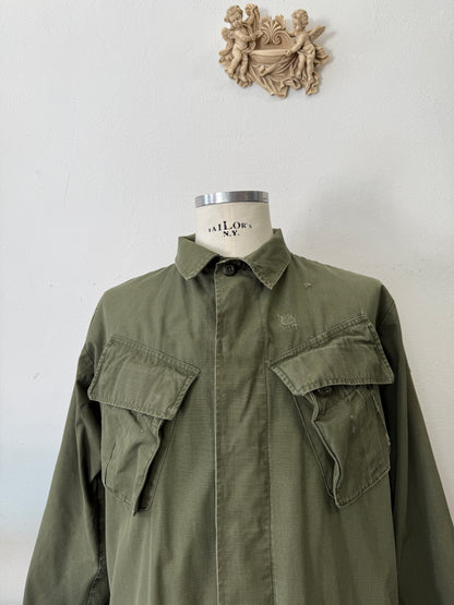 Vintage 60’s Jungle Jacket Rip Stop Us Army “M/L”