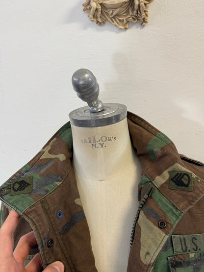 Vintage Woodland Field Jacket M65 Us Army “L/XL”