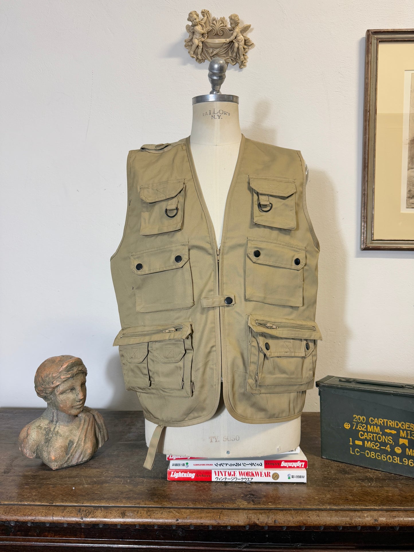 Beige Tactical Utility Vest