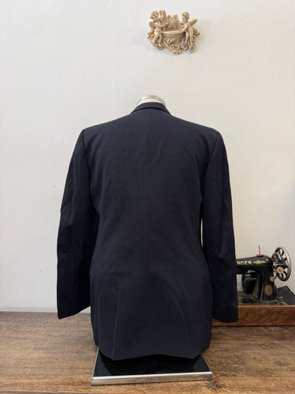 Vintage Italian Navy Double Breasted Jacket “M”