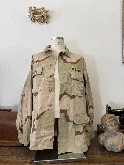 Vintage BDU Camo Jacket Ripstop US Army – XL