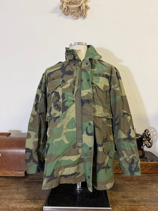Vintage Woodland Field Jacket M65 Us Army “M/L”