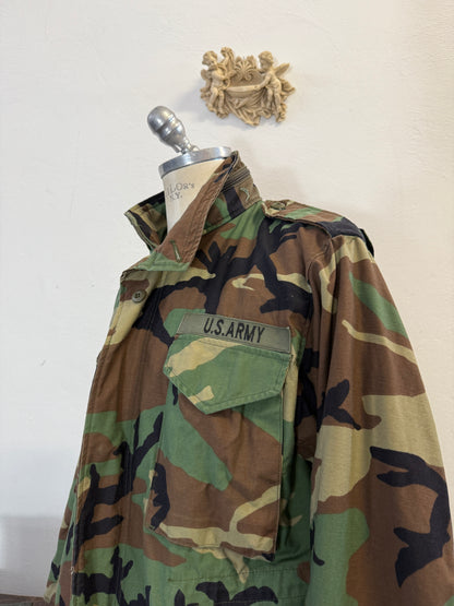 Vintage Woodland Field Jacket M65 Us Army “M”
