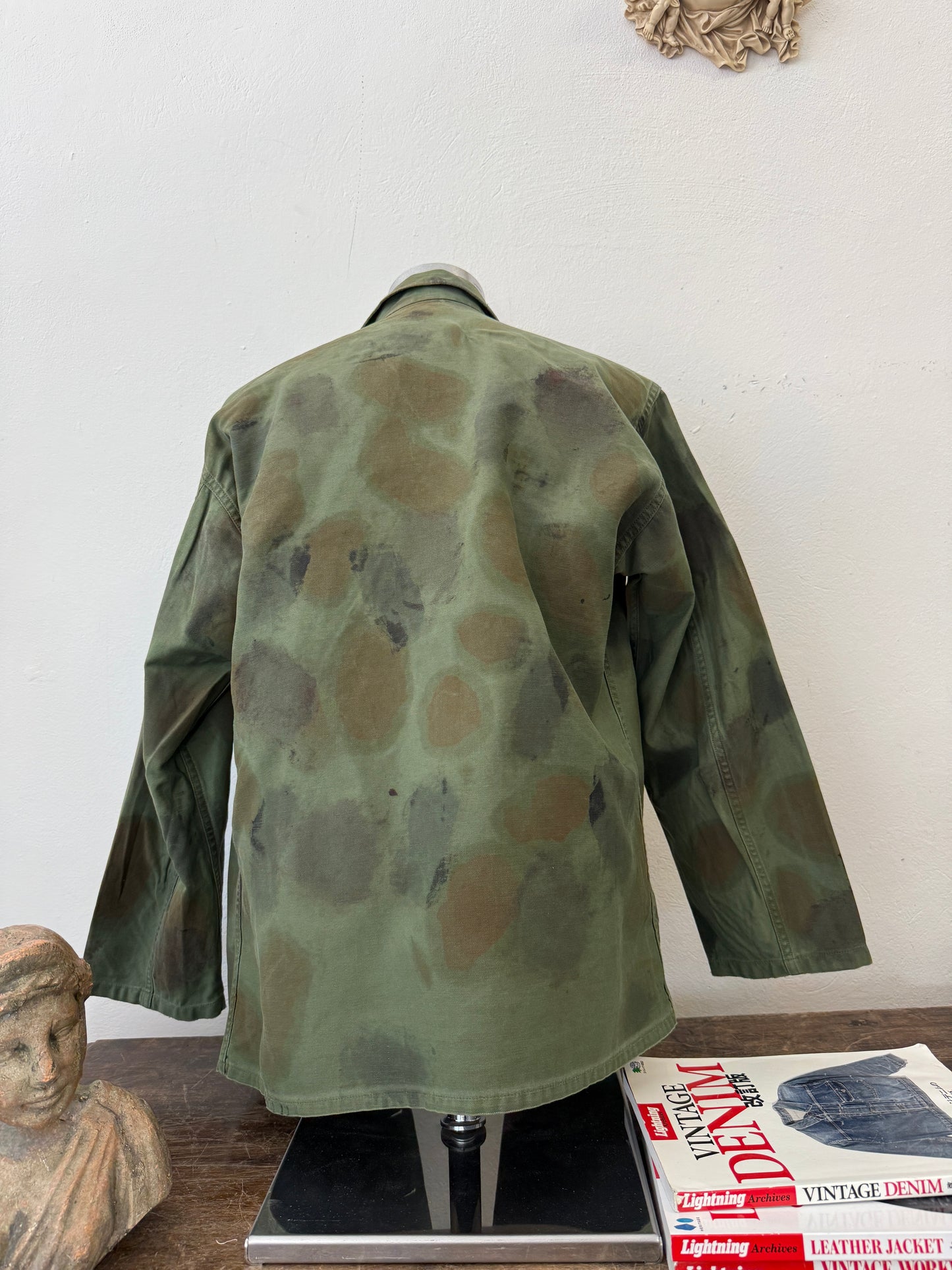 Vintage Camo Shirt Us Army Vietnam - Custom “L”