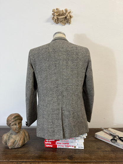 Vintage Wool Harringbone Blazer “M”