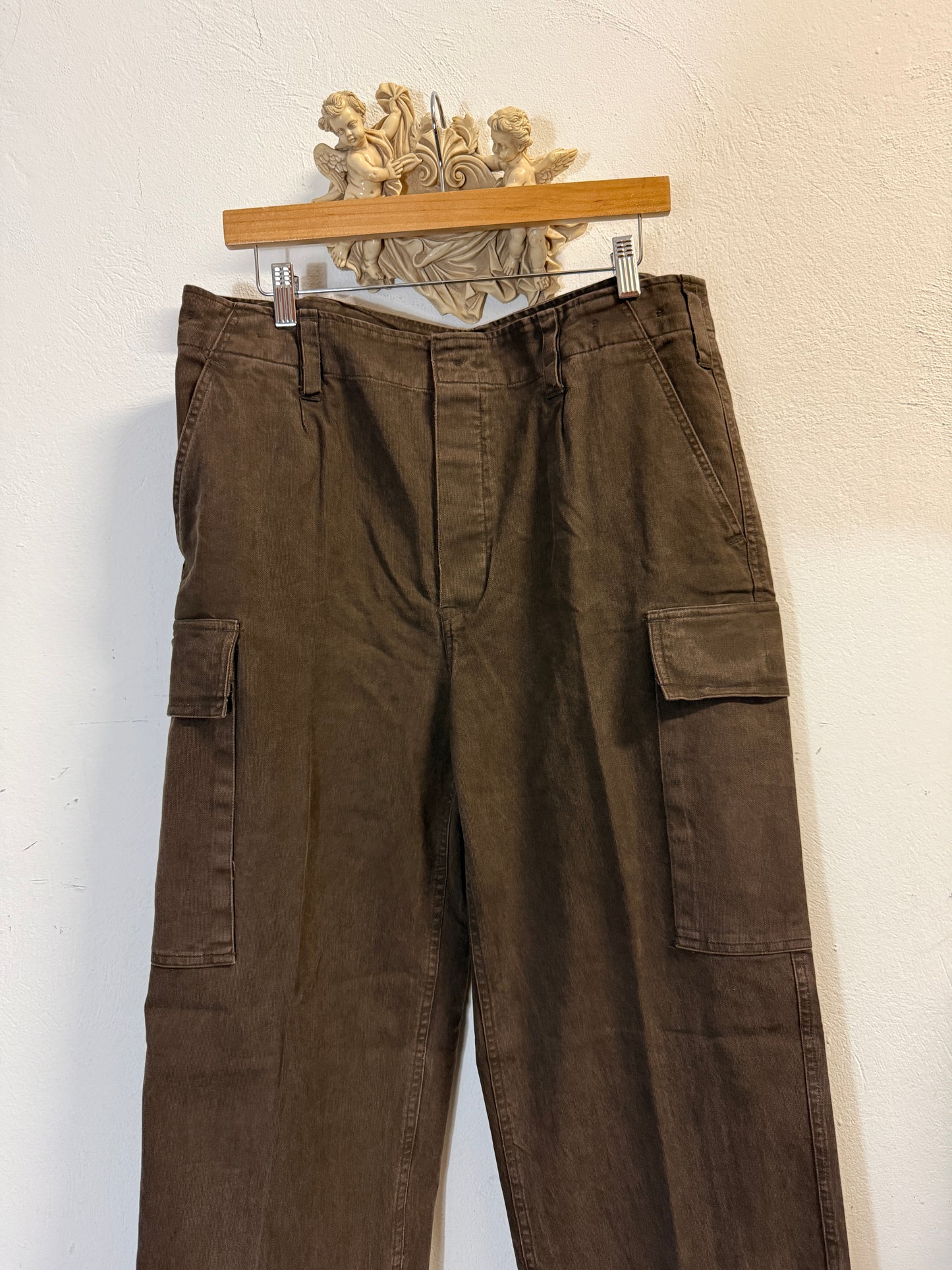 Vintage 80’s German Army Moleskin Cargo Pants “W35”