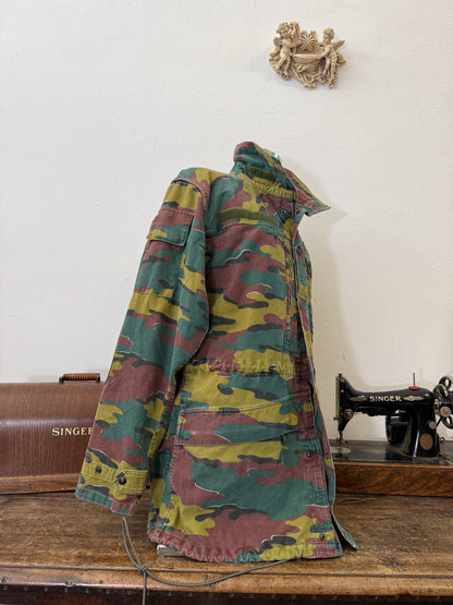 Vintage Belgian Army Camo Jacket “XL”