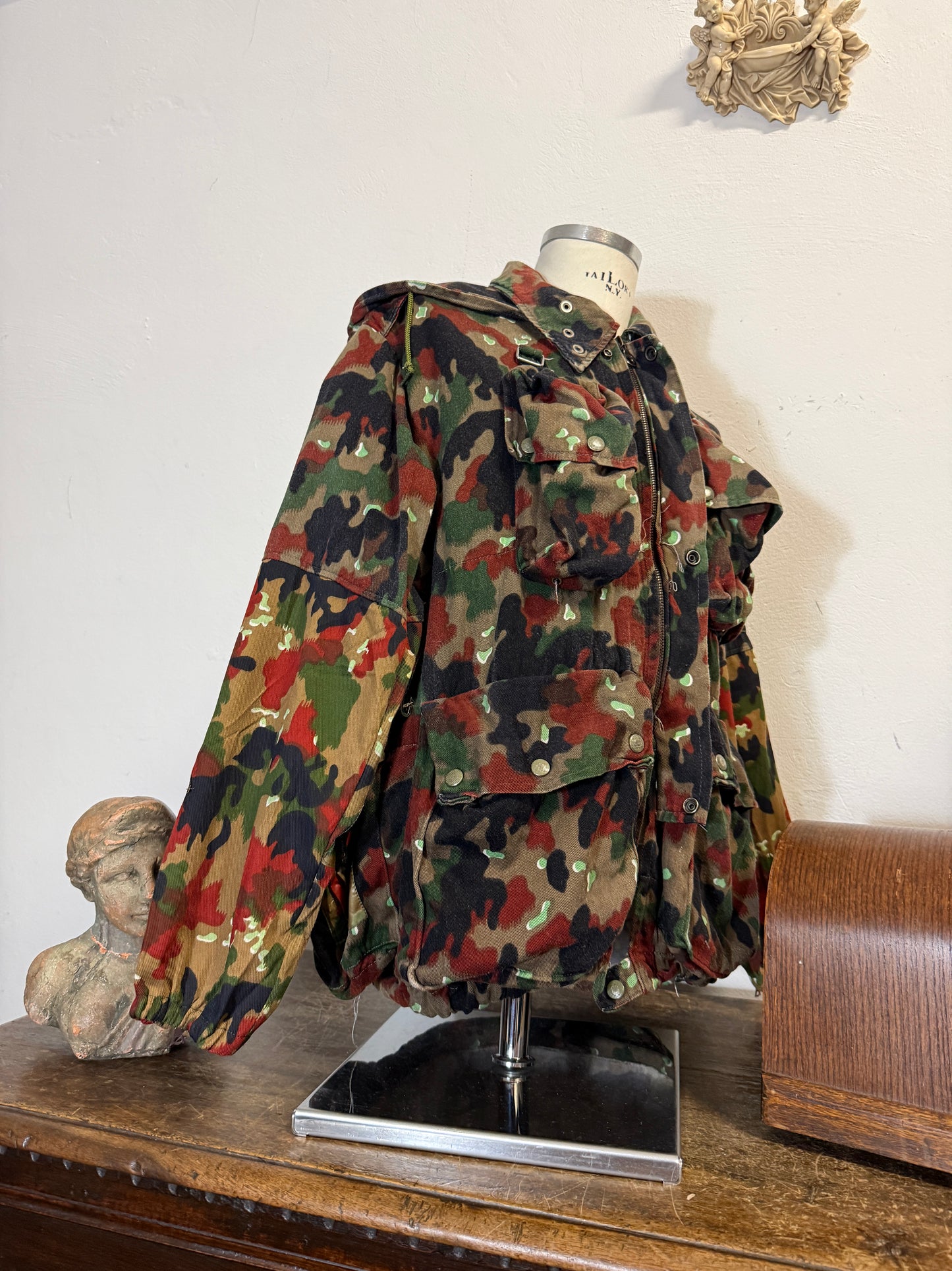 Vintage Swiss Army Camo Jacket M70 “XL”