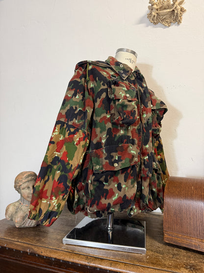 Vintage Swiss Army Camo Jacket M70 “XL”