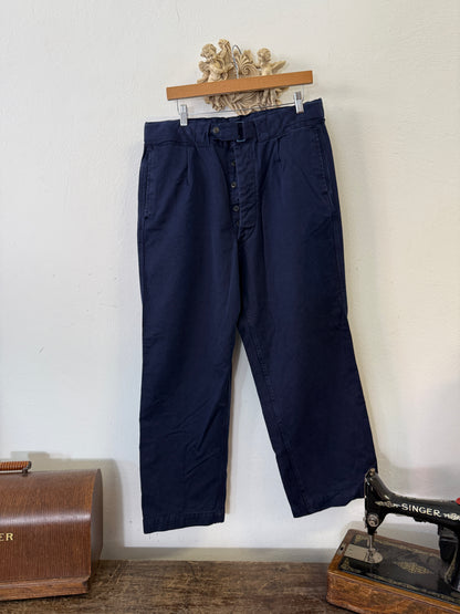 Vintage 80’s Italian Navy Pants “W34”