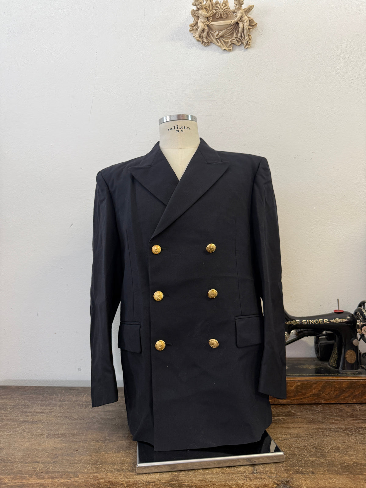 Vintage 90s Guardia di Finanza Double-Breasted Jacket “L”
