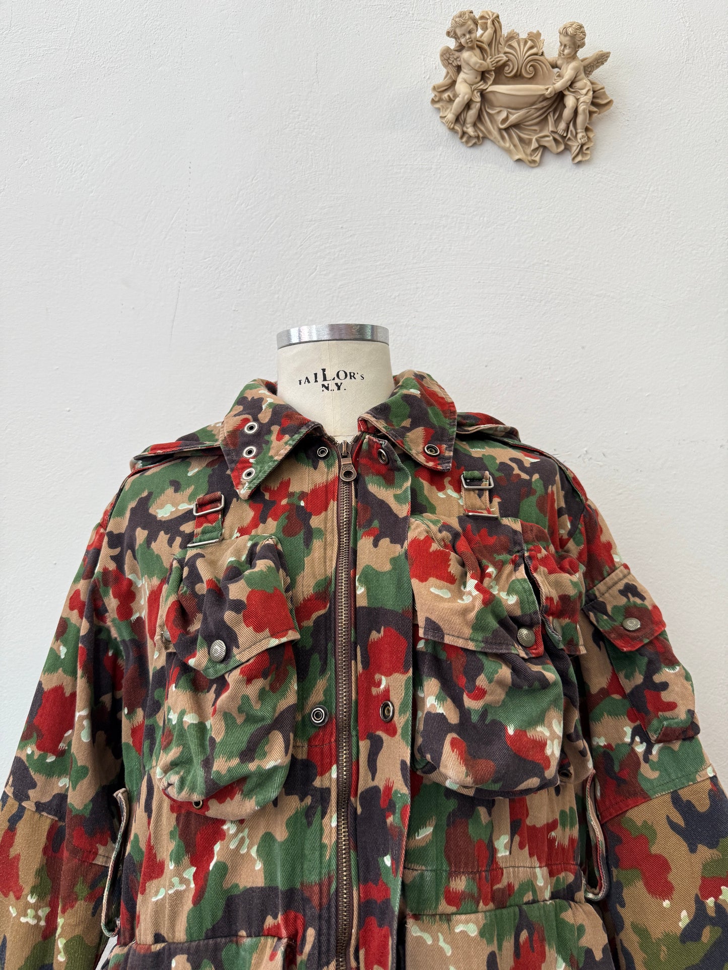 Vintage Swiss Army Camo Jacket M70 “L/XL”